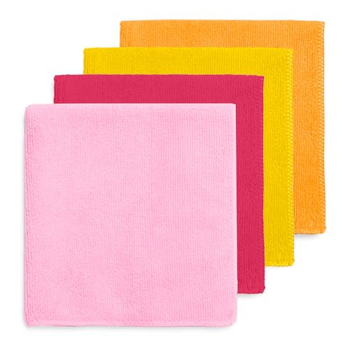 Divine Genius Happy Rainbow – Packung mit 4 wiederverwendbaren Mikrofasertüchern, super saugfähig, waschbar und strapazierfähig, für die Küche, schnelltrocknend, Reinigungstücher Divine Genius Happy Rainbow – Packung mit 4 wiederverwendbaren Mikrofasertüchern, super saugfähig, waschbar und strapazierfähig, für die Küche, schnelltrocknend, Reinigungstücher von DIVINE GENIUS