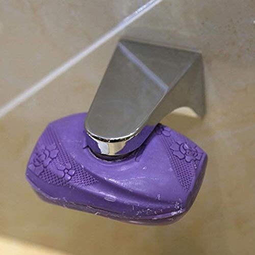 DIVISTAR Seifenhalter für Dusche - Seifenhalter Saugnapf - Haushalt Magnetischer Seifenhalter Behälter Spender Wandbefestigung Haftung für Badezimmer Seifenzubehör - Seifenhalter Saugnapf von DIVISTAR