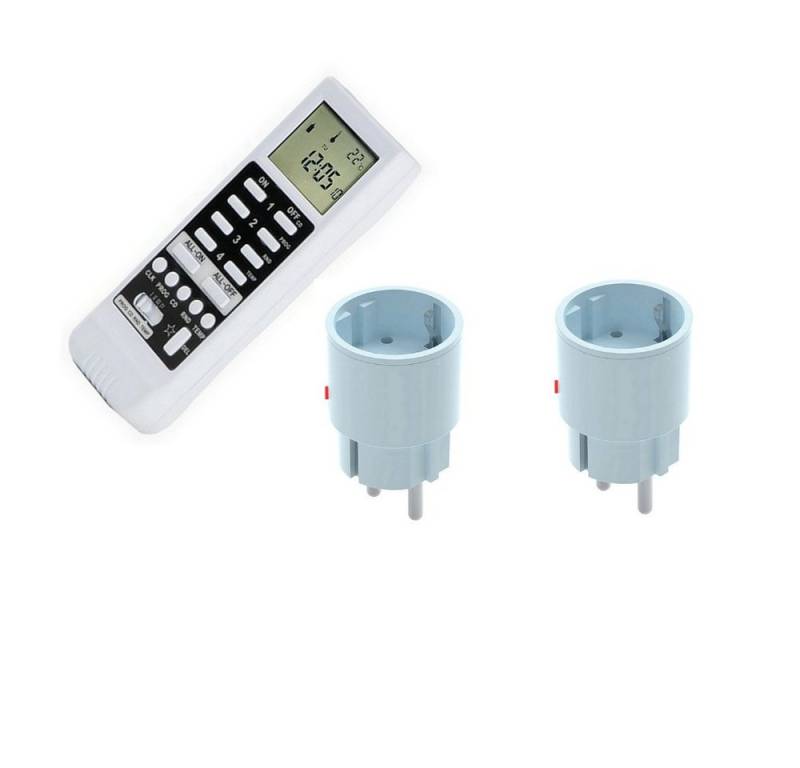 DIW-Funk Licht-Funksteuerung Funk-Set mit Fernbedienung DTZ-505 + Auswahl Stecker DIR-2300, 2-tlg. von DIW-Funk
