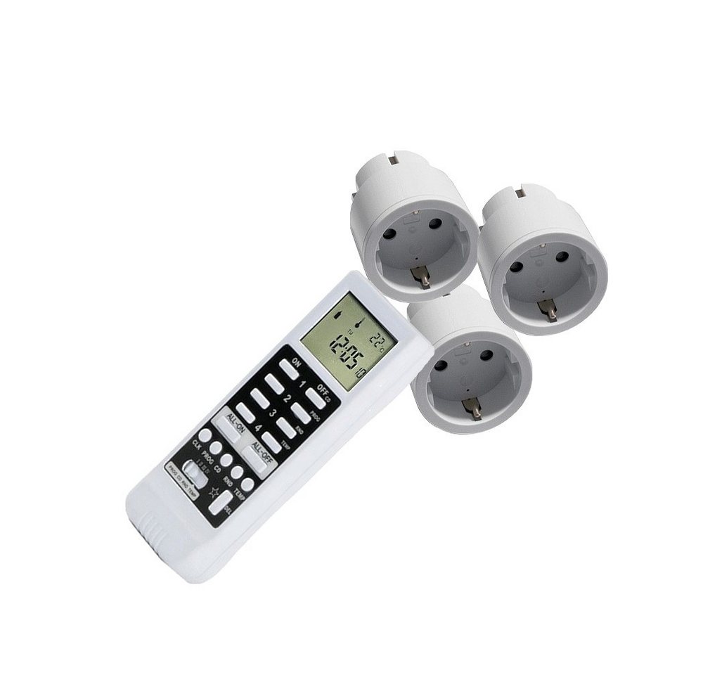 DIW-Funk Licht-Funksteuerung Intertechno Funk-Set: Timer DTZ-505+1-5 Funkstecker IT-3 zur Auswahl, für Innenbeleuchtung, Aussenbeleuchtung in geschuetzten Bereichen, Kaffeemaschinen, Ventilatoren, Heizluefter, Klimageraete, Aquariumtechnik, Poolpumpen, Pflanzenbeleuchtung, Anwesenheitssimulation im Urlaub, zeitgesteuerte Steuerung von Haushaltsgeraeten, Spar-Set, 3-tlg., Kabellose Funksteuerung, Anwesenheitssimulation, Temperatursteuerung DIW-Funk Licht-Funksteuerung Intertechno Funk-Set: Timer DTZ-505+1-5 Funkstecker IT-3 zur Auswahl, für Innenbeleuchtung, Aussenbeleuchtung in geschuetzten Bereichen, Kaffeemaschinen, Ventilatoren, Heizluefter, Klimageraete, Aquariumtechnik, Poolpumpen, Pflanzenbeleuchtung, Anwesenheitssimulation im Urlaub, zeitgesteuerte Steuerung von Haushaltsgeraeten, Spar-Set, 3-tlg., Kabellose Funksteuerung, Anwesenheitssimulation, Temperatursteuerung von DIW-Funk