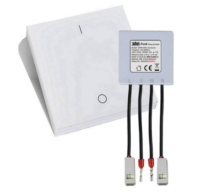 DIW-Funk Licht-Funksteuerung PS-550 DIW-Funk Sparset 230V-Power-Modul DPM-3500, 1 Schaltkontakte, 1-tlg. von DIW-Funk