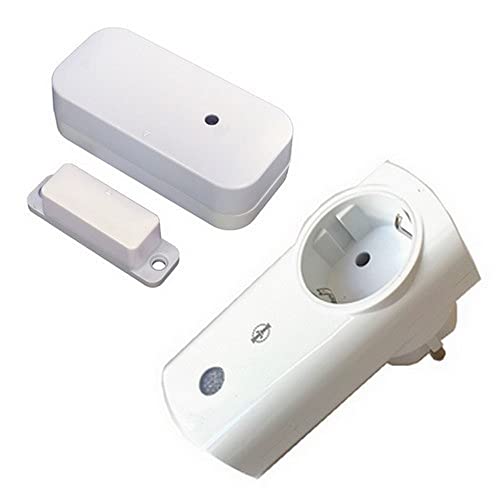 Funk Abluftsteuerung PA-830 SPARSET => Intertechno IT-K2300 Funkstecker allpolig + DFM-2000 DIW-Funk Fensterkontaktschalter von DIW-Funk