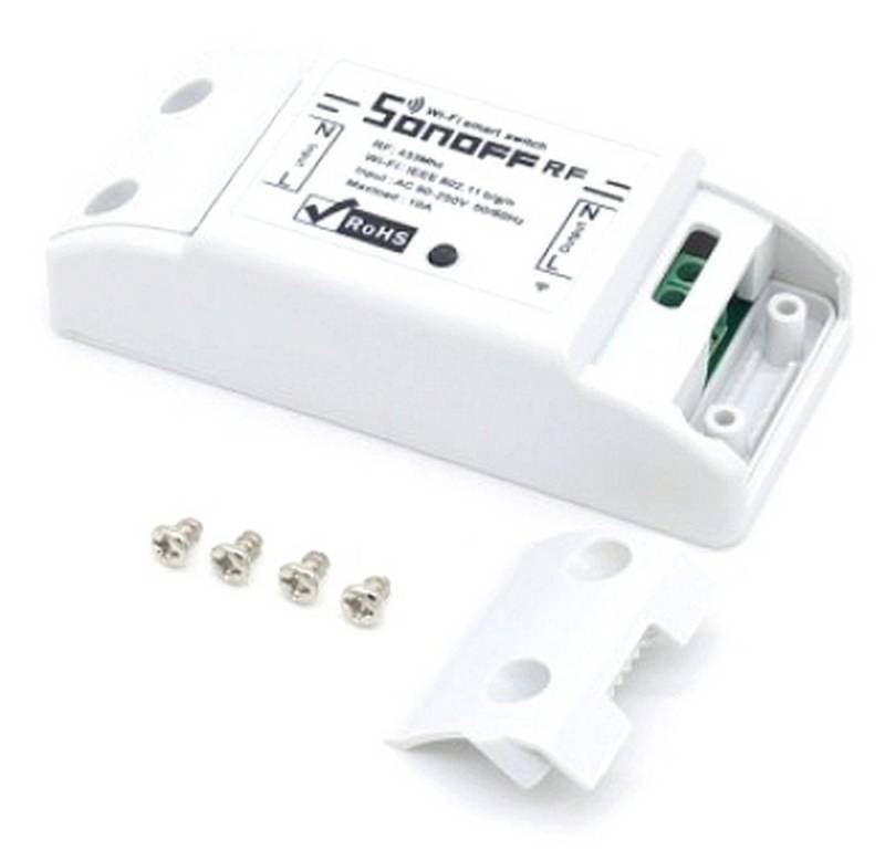 DIW Funk-Empfangsmodul Sonoff Basic 1-Kanal WiFi-Schalter mit Timer per Handy +ALEXA +Google, WiFi-Smart-Switch von DIW