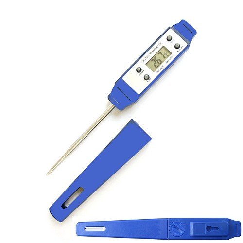 Vielseitiges digitales Bratenthermometer, Fleisch-, Grill-, Back-, Koch-, Flüssigkeits-, Labor-Thermometer E-9C großer Messbereich von DIW