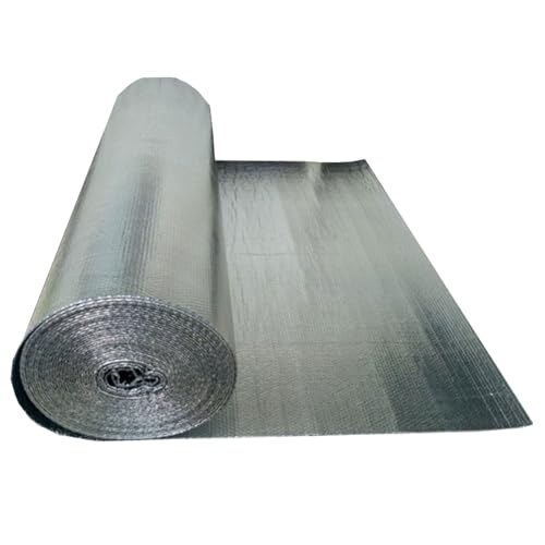 Aluminisierte Isolierfolie, Heizkörper Isolierfolie Selbstklebend Hitzeschutzmatte, Isolierfolie Dämmfolie Thermofolie, Isolierung Hinter Heizkörper, Reflexionsfolie für Heizkörper, Decke, Wand ( Size von DIWAL