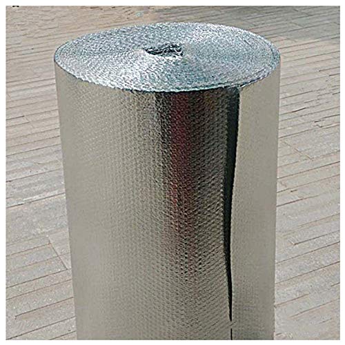Aluminisierte Isolierfolie Dämmfolie Selbstklebend Thermofolie Heizkörper Thermische Isolierung Isoliermatte für Dächer, Wände, Dachboden, Fußböden, Böden, Garagentore, Haustier, Fassade ( Size : 1x10 von DIWAL