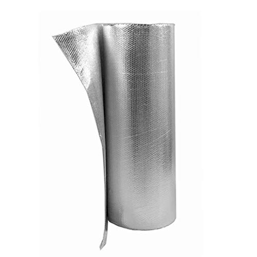 Aluminisierte Isolierfolie Reflektionsfolie Heizkörper Selbstklebend Doppelschicht Isolierungsfolie Dämmfolie Insulation Wände Dampfbeständig Doppelte Alu-Luftpolsterfolie Heizkörper Reflektionsfolie von DIWAL