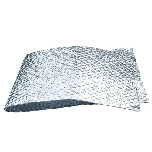 Heizkörper Warme Reflektierende Aluminisierte Isolierfolie, Dach Isolierung Außen Wärmehaltung Mehrzweck Isolierfolie Alu Luftpolsterfolie, für Fußböden, Dächer, Garagentore und Wohnwagen (Size : 1x2 von DIWAL