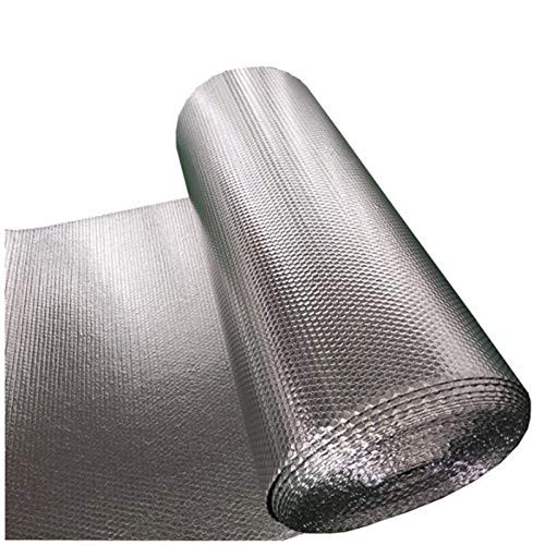 Isoliert Heizkörper Isolierfolie Dämmfolie Thermofolie Reflexionsfolie Selbstklebe Doppelte Aluminium Strahlt Die Wärme Heizkörpers Isolierfolie Thermisch Für Dächer Wände Und Böden (Size : 1mx3m) von DIWAL