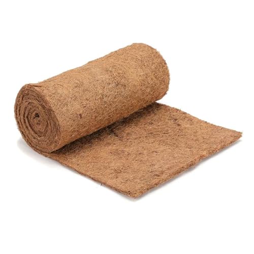 Kokosfasermatte Kokosmatte Gartenmatte Aus Kokos 12x120 Zoll Natürliche Mulchmatte Für Beete, Wege, Blumentöpfe, Erosionsschutz, Haustiere, Pflanzenschutz, Ohne Synthetische Materialien(12x78 inch(30x von DIWAL