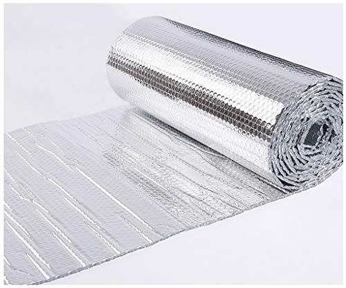 Thermo-Folie Folien-Blase Isoliertapete Wand Isolierung Selbstklebend Aluminium Strahlt Die Wärme Heizkörpers Isolierfolie Thermisch Dient Als Wärmedämmung, Kälteschutz, Verdunklung (Size : 1mx9m) von DIWAL