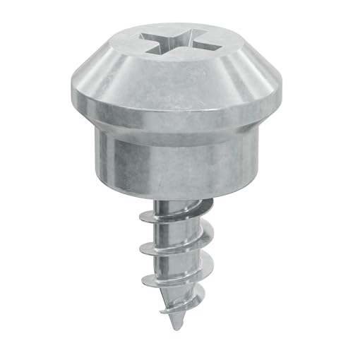 DIWARO® Nippelschraube für Kunststoff Führungsschiene | für Profil Kömmerling | Rolllade, Rollo, Jalousie von DIWARO.