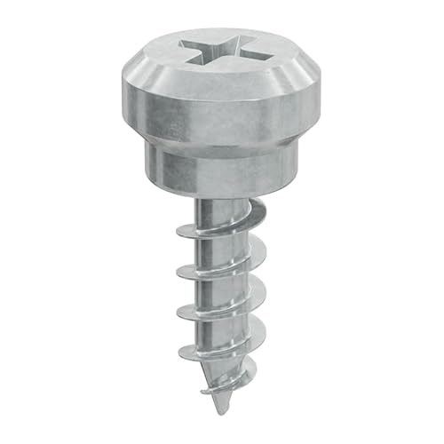 DIWARO® Nippelschraube für Kunststoff Führungsschiene | für Profil Vekaplast, Brügmann & KBE Rollladen, Jalousie Rollo (1 Stück) (10 Stück) von DIWARO.