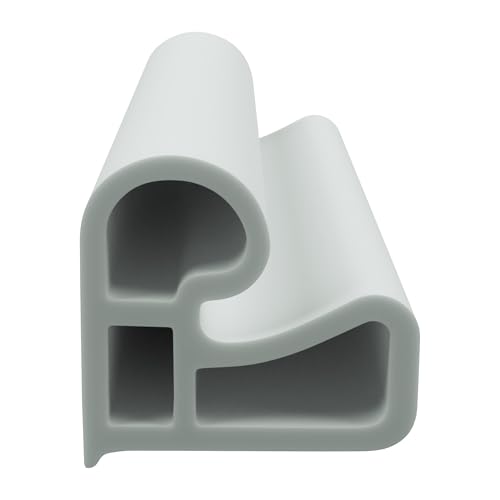DIWARO® Stahlzargen-Dichtung SZ098 | weiß, schwarz oder grau | 5 lfm für Haus- und Innentüren. Zum Schallschutz und abdichten der Tür. Bestehend aus TPE (Thermoplastischen Elastomer) (weiß) von DIWARO.
