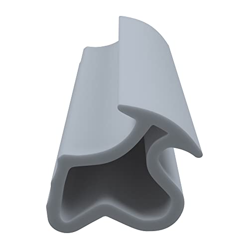DIWARO® Stahlzargen-Dichtung SZ263 | grau | 5 lfm für Haus- und Innentüren. Zum Schallschutz und abdichten der Tür. Bestehend aus TPE (Thermoplastischen Elastomer) von DIWARO.