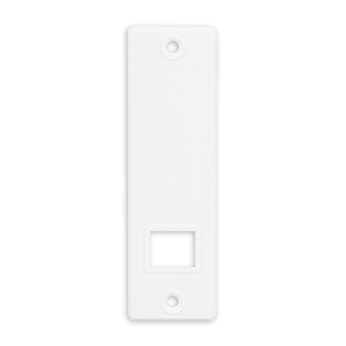 DIWARO® Wicklerblende für Mini Einlass Gurtwickler | Lochabstand 130 mm | Kunststoff weiß | Abdeckplatte zur Abdeckung von handelsüblichen Gurtwicklern von DIWARO.