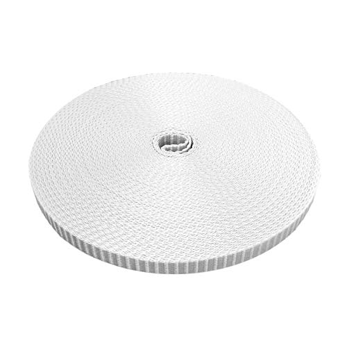 DIWARO.® Stabilier Mini Rolladengurt; Jalousiegurt; Gurtband | Gurtbreite 14 mm | 25 m Rolle | Farbe: grau von DIWARO.