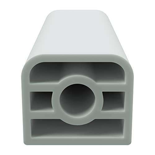 DIWARO.® Stahlzargen-Dichtung SZ316 | weiß | 5 lfm für Haus- und Innentüren. Zum Schallschutz und abdichten der Tür. Bestehend aus TPE (Thermoplastischen Elastomer) (weiß) von DIWARO.