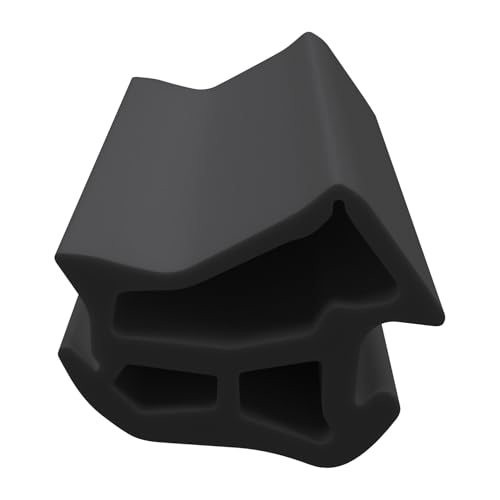 DIWARO.® Stahlzargen-Dichtung SZ353 | schwarz | 5 lfm für Haus- und Innentüren. Zum Schallschutz und abdichten der Tür. Bestehend aus TPE (Thermoplastischen Elastomer) von DIWARO.