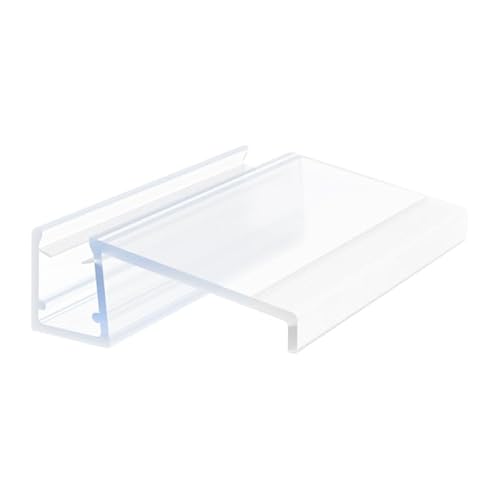 DIWARO. Duschdichtung DD029 | transparent | Länge 1000mm oder 1240mm | Ersatzdichtung für Dusche | für Eckdusche (1240mm) von DIWARO.