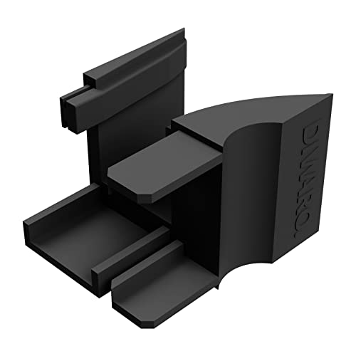 DIWARO. Einlauftrichter 42 x 35 mm | Sonderanfertigung | Paar | weiß, schwarz oder braun (schwarz) von DIWARO.