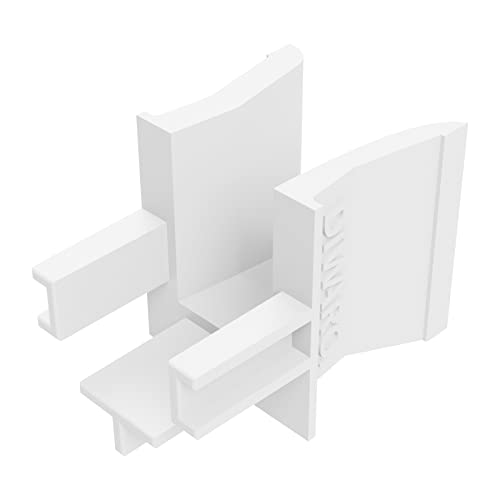 DIWARO. Einlauftrichter passend für Rehau Asa System | Sonderanfertigung | 42 mm x 42 mm | weiß, schwarz oder braun (weiß) von DIWARO.