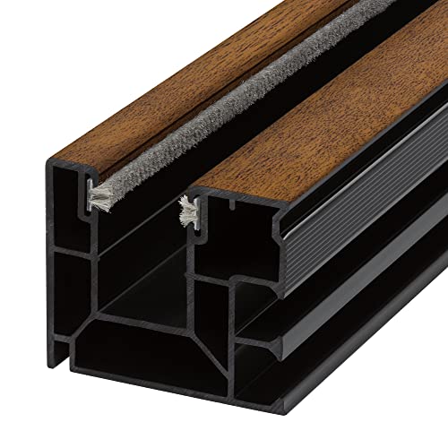 DIWARO. Rollladen Führungsschiene 4047 aus Kunststoff | Farbe Golden Oak | für Maxi Rollladenprofile 40x47 (Farbe Golden Oak | Profil 4047 | Länge 1200mm) von DIWARO.