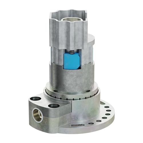 DIWARO® K007 Rolladengetriebe | Untersetzung 2:1 links | Antrieb 6mm Innenvierkant | mit Zapfen | Kurbelgetriebe, Kegelradgetriebe für 40,5 mm Kittelbergerwelle von DIWARO.