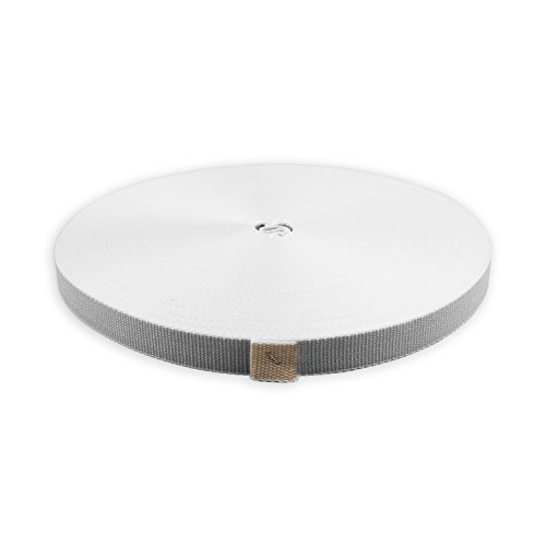 Stabiler Wende-Rolladengurt; Jalousiegurt; Gurtband für Getriebe | Gurtbreite 22mm | mit Schonkante | 50m Rolle | beige-grau Stabiler Wende-Rolladengurt; Jalousiegurt; Gurtband für Getriebe | Gurtbreite 22mm | mit Schonkante | 50m Rolle | beige-grau von DIWARO.