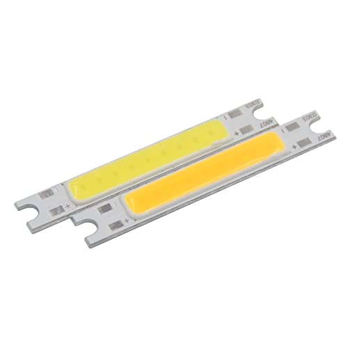 DIXII 48mm 7mm 3W DC 9V 3000k LED COB Strip Bulb Lampe Flip Chip High Lumen Lichtquellenmodul COB for Wandleuchte (Color : Warm White 3000K, Size : NO-3W) von DIXII