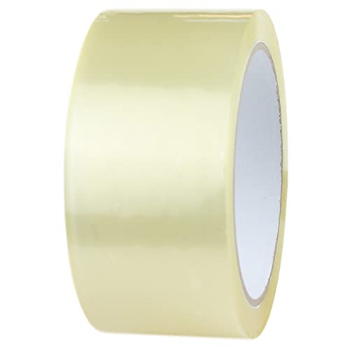 DIY-24H LEISE ABROLLEND Klebeband Transparent 50mm breit, 66 Meter, Stärke: 46my Packband Paketband Paketklebeband Klar Universalklebeband zum Verpacken von Paketen, Profi-Qualität (1 Rolle) von DIY-24H