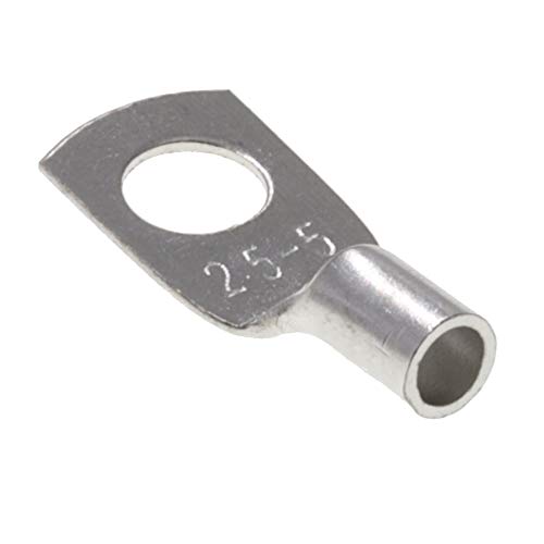 Rohrkabelschuhe 2,5 mm² - Lochung Ø M5 Kabelschuhe Quetsch Unisolierte SC Kabel-Verbinder aus Kupfer verzinnt Rohrkabelschuhe 2,5 mm² - Lochung Ø M5 Kabelschuhe Quetsch Unisolierte SC Kabel-Verbinder aus Kupfer verzinnt von DIY-24H