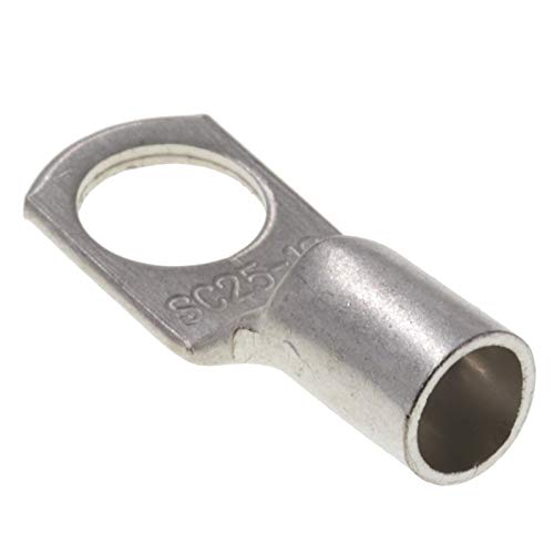 Rohrkabelschuhe 25 mm² - Lochung Ø M10 Kabelschuhe Quetsch Unisolierte SC Kabel-Verbinder aus Kupfer verzinnt Rohrkabelschuhe 25 mm² - Lochung Ø M10 Kabelschuhe Quetsch Unisolierte SC Kabel-Verbinder aus Kupfer verzinnt von DIY-24H