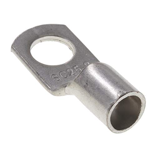 Rohrkabelschuhe 25 mm² - Lochung Ø M8 Kabelschuhe Quetsch Unisolierte SC Kabel-Verbinder aus Kupfer verzinnt Rohrkabelschuhe 25 mm² - Lochung Ø M8 Kabelschuhe Quetsch Unisolierte SC Kabel-Verbinder aus Kupfer verzinnt von DIY-24H
