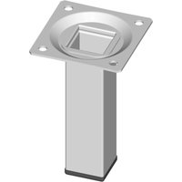 Möbelfuß weiß 25 x 25 mm Höhe 100 mm Anschraubplatte Möbelfuß weiß 25 x 25 mm Höhe 100 mm Anschraubplatte von ELEMENT SYSTEM