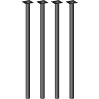 Möbelfuß 4er-Set BURGUND, Ø30,schwarz Möbelfuß 4er-Set BURGUND, Ø30,schwarz von Element System