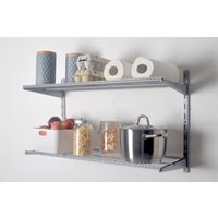 Regal-Set Storage, weiß-silber von Element System