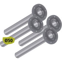 Element System Tischbeine 4er-Set, Ø50,Aluminium von Element System