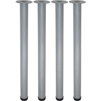 Element Tischbeine 4er-Set TOSKANA, Ø60, chrom von Element System