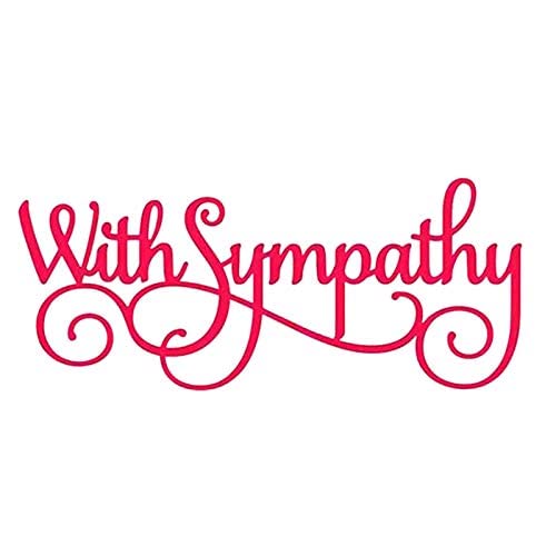 Letmefun Stanzschablonen mit Sympathy-Worten für DIY Scrapbooking, Papier, Karten, Dekoration, Bastelbedarf, 2019 von DIY Scrapbooking Artist