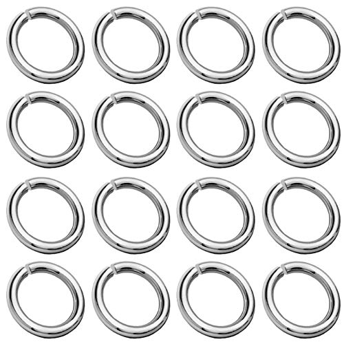 My-Bead 20 Stück Binderinge Biegeringe Ø 4mm offen 925 Sterling Silber Verbindungsringe Ösen basteln Schmuckherstellung Ösenringe in Juweliers- Qualität von DIY925