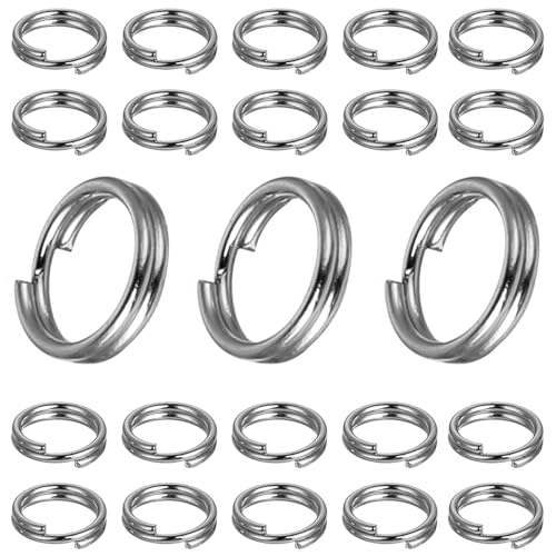 My-Bead Biegeringe 925 Sterling Silber Ø 6mm Spaltringe Verbindungsringe zum basteln Ösen Schmuckherstellung DIY (5 Stück) von DIY925