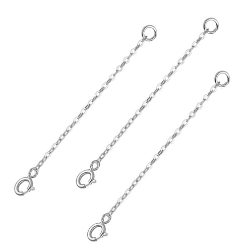 My-Bead Damen Verlängerungskette 5cm 925 Sterling Silber Verlängerung für Armbänder und Halsketten in Juweliers- Qualität von DIY925