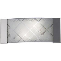 Inspired Diyas - Aries - Flush Wandleuchte 2 Licht poliert Chrom, Glas Inspired Diyas - Aries - Flush Wandleuchte 2 Licht poliert Chrom, Glas von DIYAS