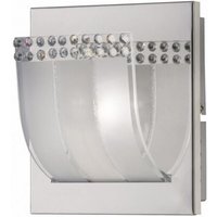 Inspired Diyas - Charis - Flush Wandleuchte geschaltet 1 Licht poliert Chrom, Glas, Kristall Inspired Diyas - Charis - Flush Wandleuchte geschaltet 1 Licht poliert Chrom, Glas, Kristall von DIYAS