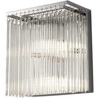 Inspired Diyas - Zanthe - Wandleuchte 3 Licht poliert Chrom, Klarglas Inspired Diyas - Zanthe - Wandleuchte 3 Licht poliert Chrom, Klarglas von DIYAS