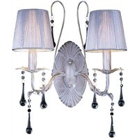 Inspired Flur Wandleuchte 2 Licht E14 Weiß Französisch Gold von DIYAS