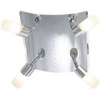 Inspired Kopus Quadratische Deckenleuchte mit 4 Leuchten, G9, poliertes Chrom Inspired Kopus Quadratische Deckenleuchte mit 4 Leuchten, G9, poliertes Chrom von DIYAS