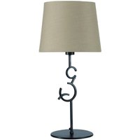 Inspired Mantra - Argi - Tischleuchte 1 Light E27 Large mit Taupe Shade Brown Oxide Inspired Mantra - Argi - Tischleuchte 1 Light E27 Large mit Taupe Shade Brown Oxide von DIYAS