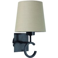 Inspired Mantra - Argi - Wandleuchte 1 Light E27 mit Taupe Shade Brown Oxide Inspired Mantra - Argi - Wandleuchte 1 Light E27 mit Taupe Shade Brown Oxide von DIYAS